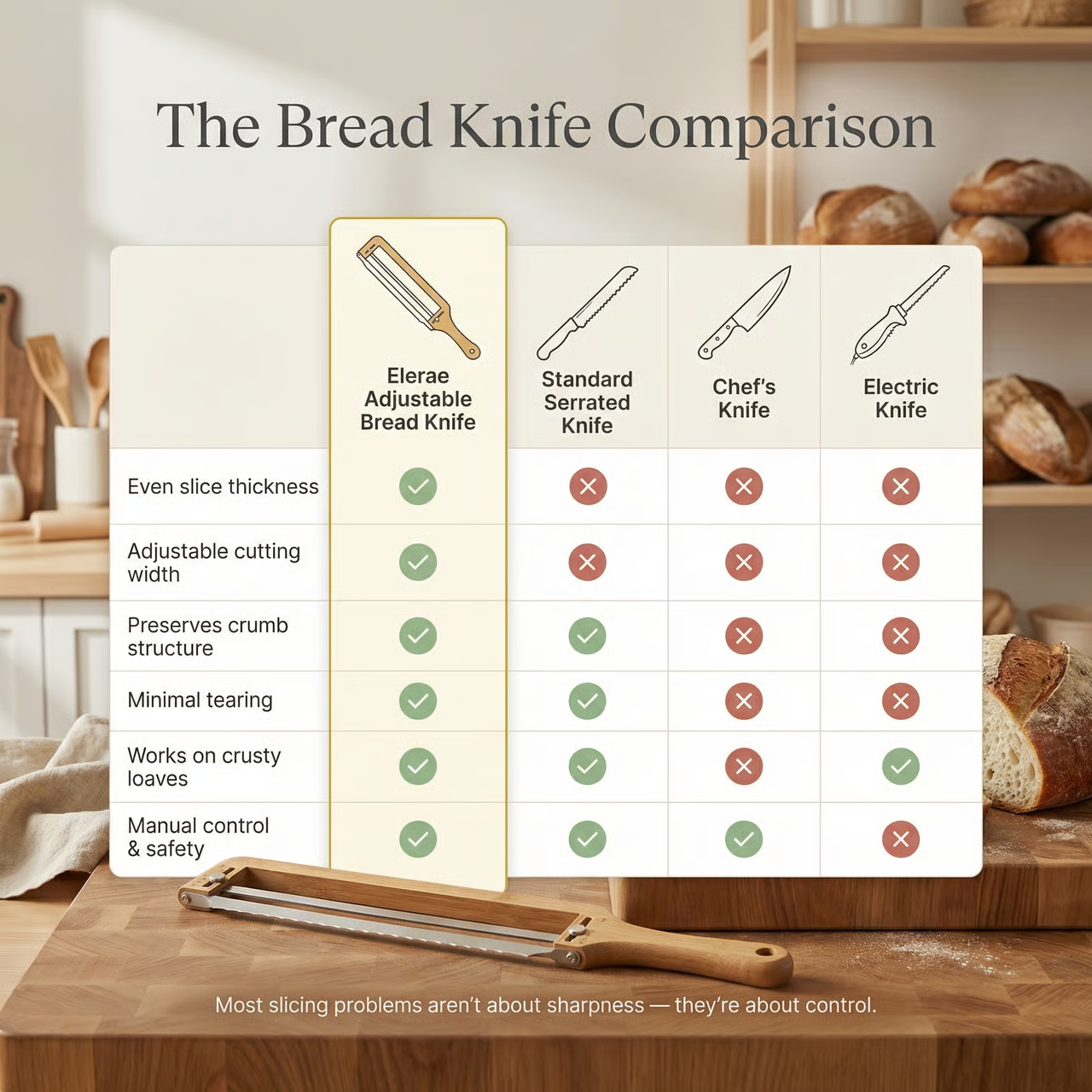 Adjustable Bread Knife